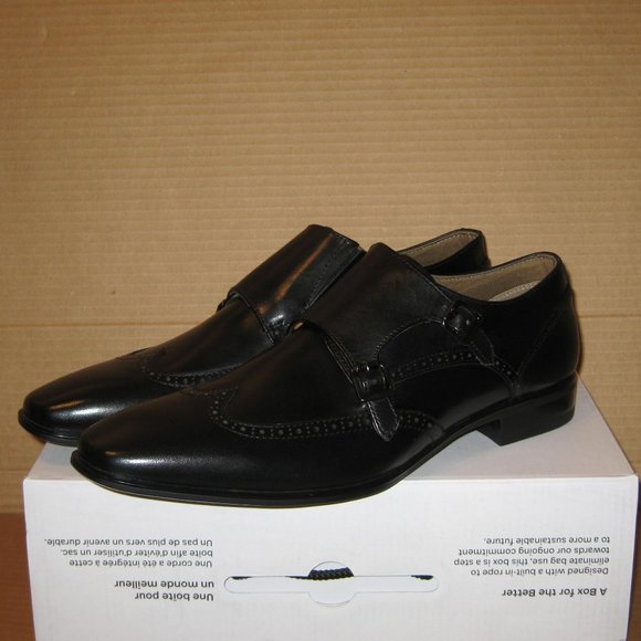 ALDO Men's Grundymews Wing Tip Double Monk Strap - Picture 1 of 9